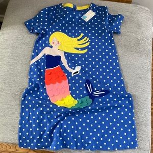 Mini Boden Summer Mermaid Dress Size 9-10